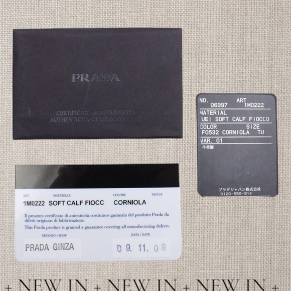 Prada Leather Key Holder Wallet with Bow Detail in Pink - Picture 12 of 12